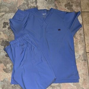 Wink Classic Blue Medical Uniform